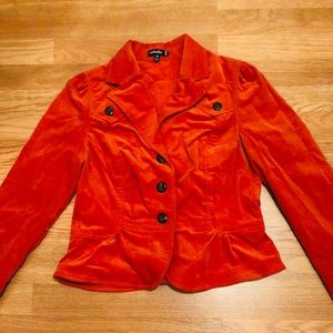 Rafaella Orange Corduroy jacket